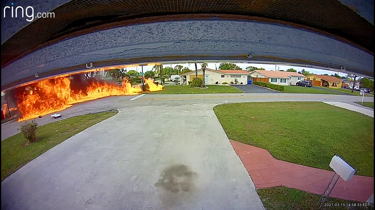 Plane Crash Lands In Pembroke Pines, Hitting Car With Woman & Child Inside