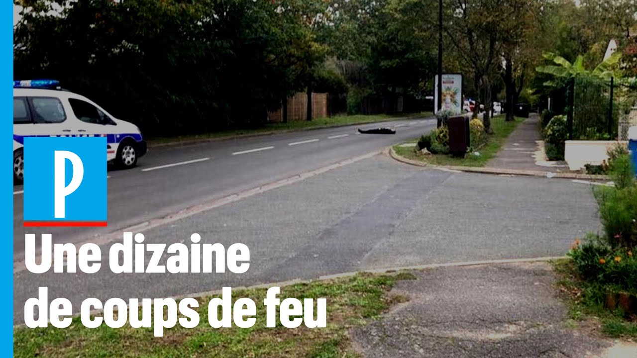 Conflans : le moment où les policiers tirent sur un homme armé et suspecté d'avoir tué un professeur