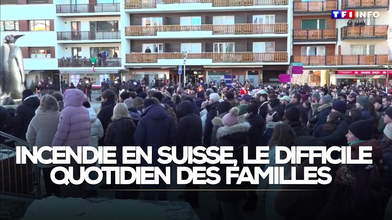 Incendie mortel en Suisse : l'hommage aux victimes et le difficile quotidien des familles｜TF1 INFO