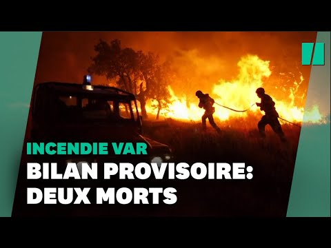L’incendie dans le Var, toujours pas maîtrisé par les pompiers
