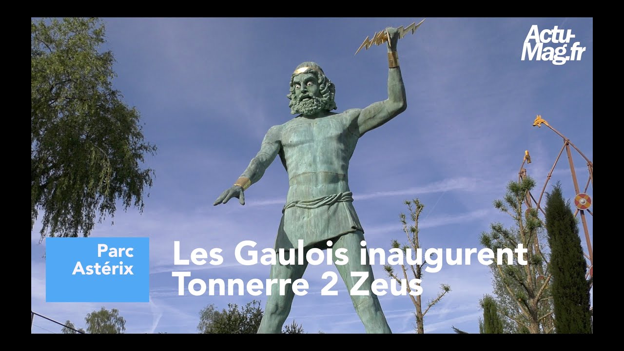 Parc Astérix : Revivez l'inauguration de la nouvelle attraction Tonnerre 2 Zeus