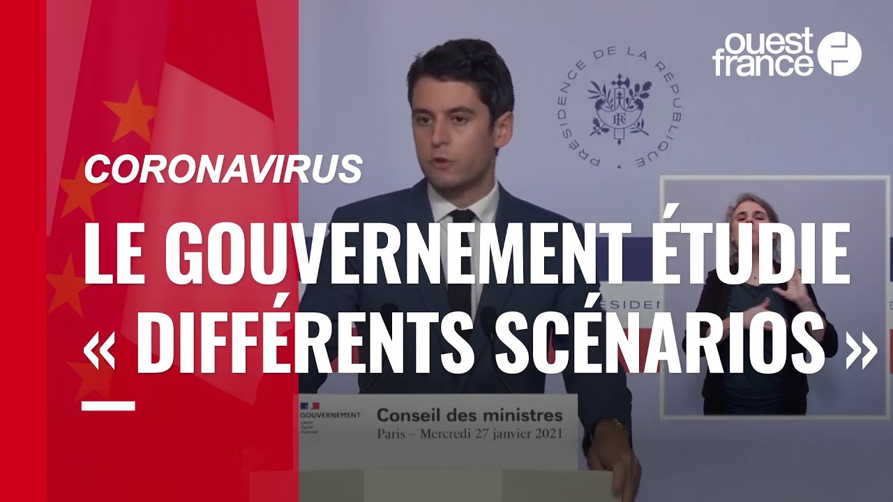 Covid-19 : Un « confinement très serré » fait partie des scénarios, selon Gabriel Attal