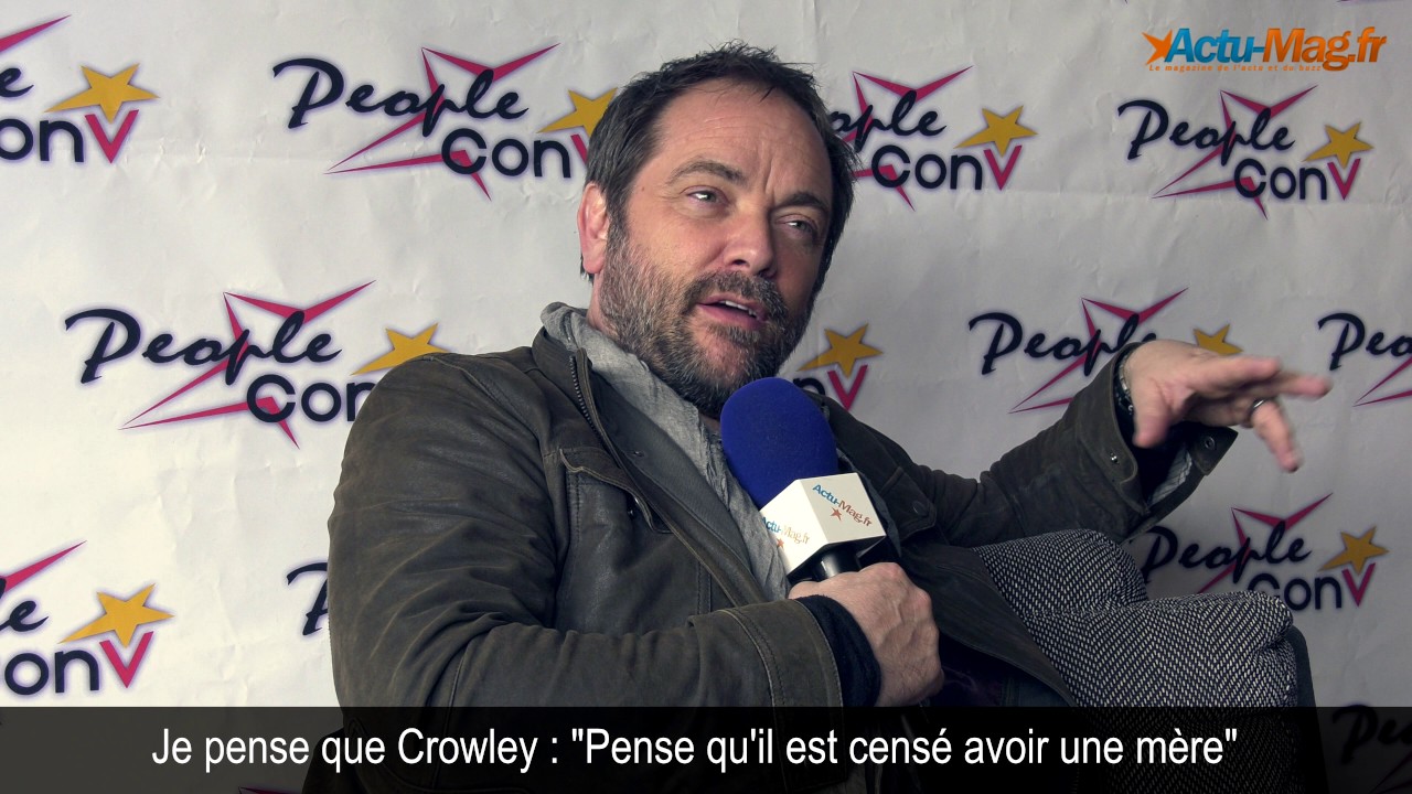 Interview de l'acteur Mark Sheppard (Crowley) à la convention Supernatural de Paris