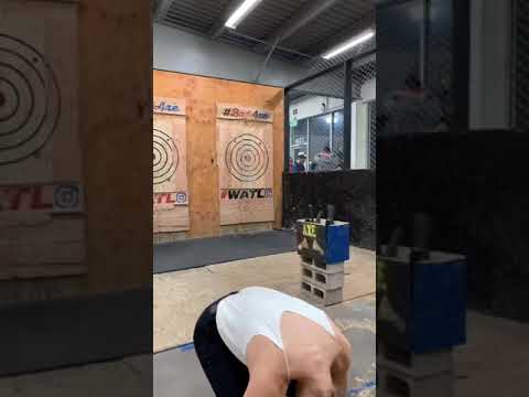 Girl dodges Axe *Original video