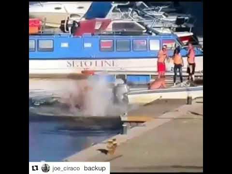 Jetski Explodes while riding