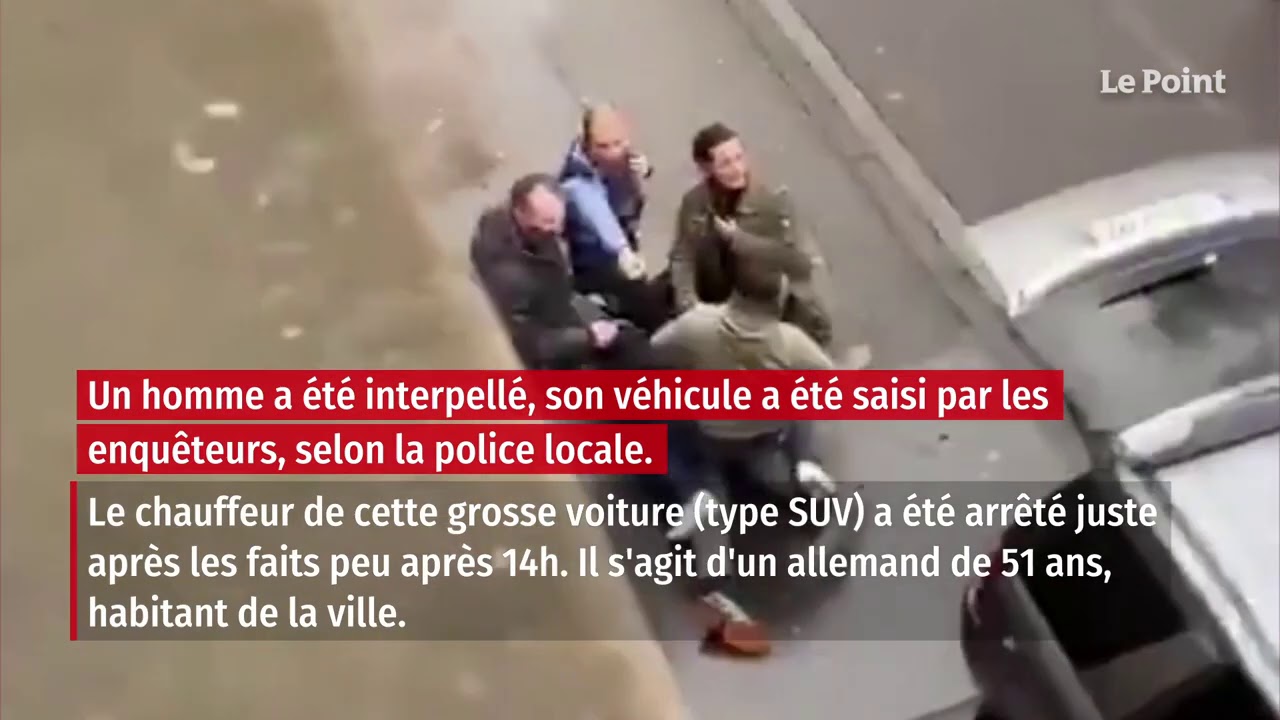 Trèves : une voiture fonce sur la foule