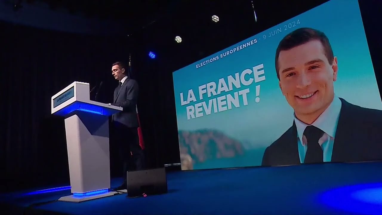 EN DIRECT | Suivez la soirée électorale des élections européennes du RN avec Marine Le Pen.