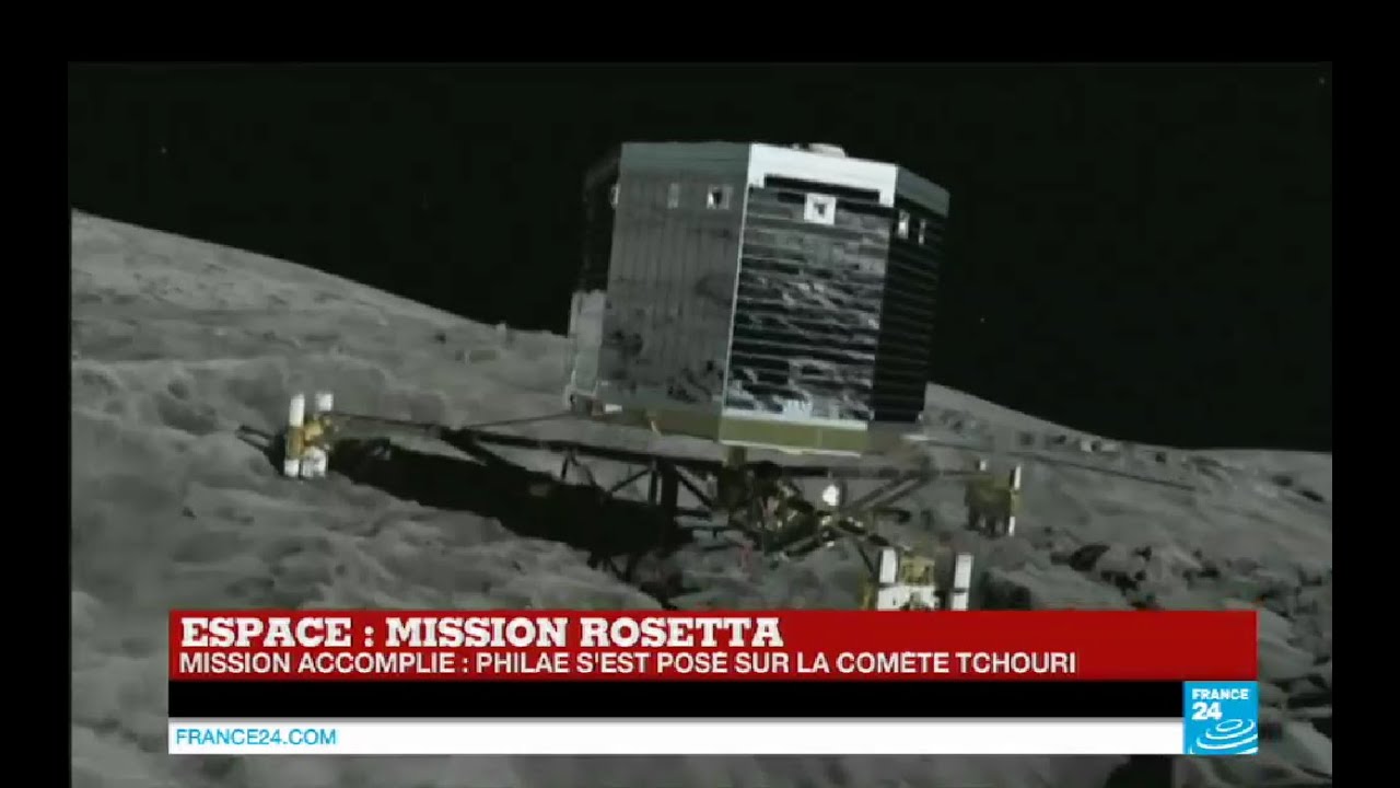 URGENT - Mission accomplie pour Rosetta : le robot Philae s'est posé sur la comète Choury