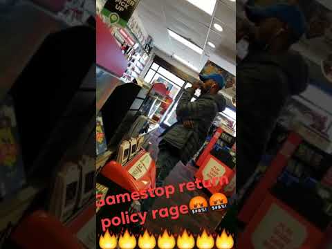 Gamestop return policy rage