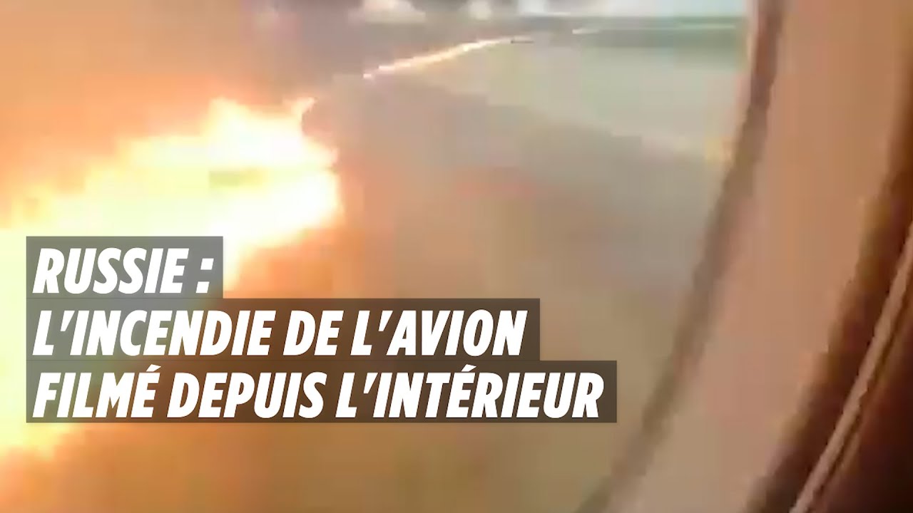Russie : l'avion en flammes filmé de l'intérieur