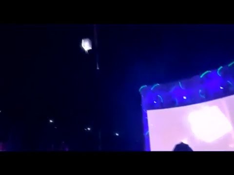 Accidente en Mad Cool: momento de la caída de Pedro Aunión