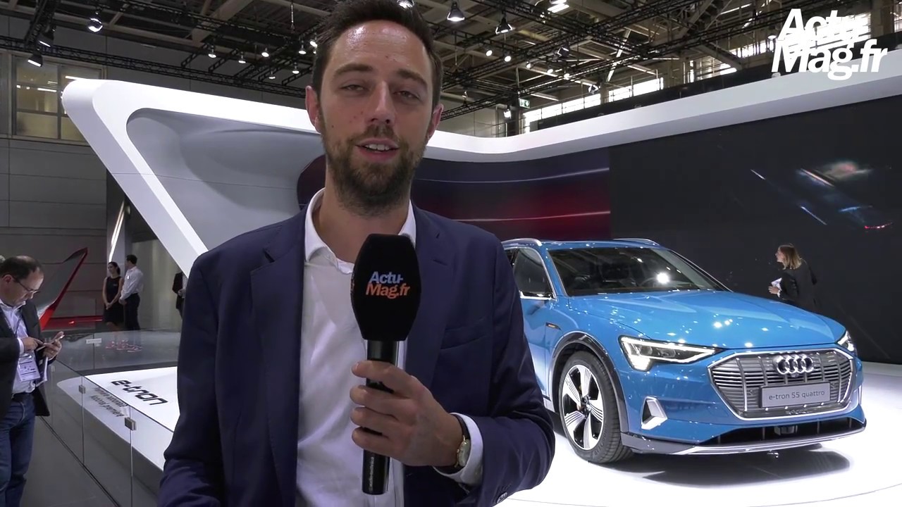 Mondial Auto 2018 : Audi dévoile sa e-tron 55
