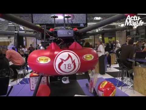 Foire de Paris 2018 : Présentation du Drone Pompier