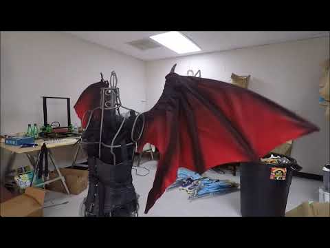 Bat wing movement demo