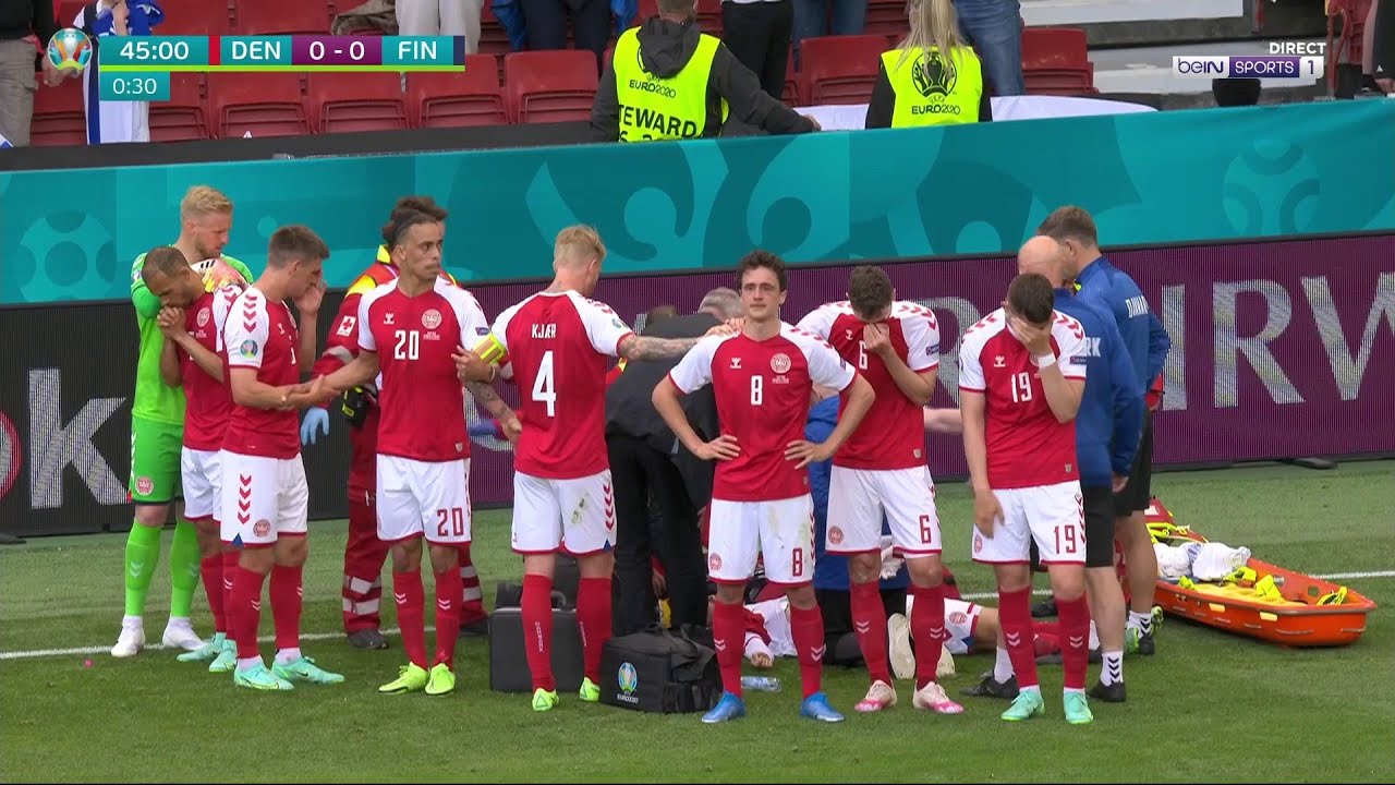 ? Euro 2020 : Christian Eriksen perd connaissance en plein match !