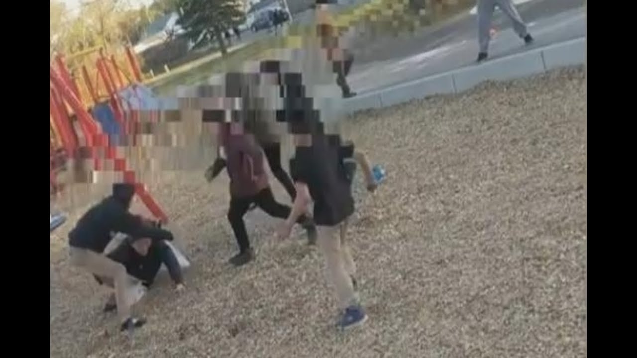 Children filmed attacking woman at park in Saskatchewan