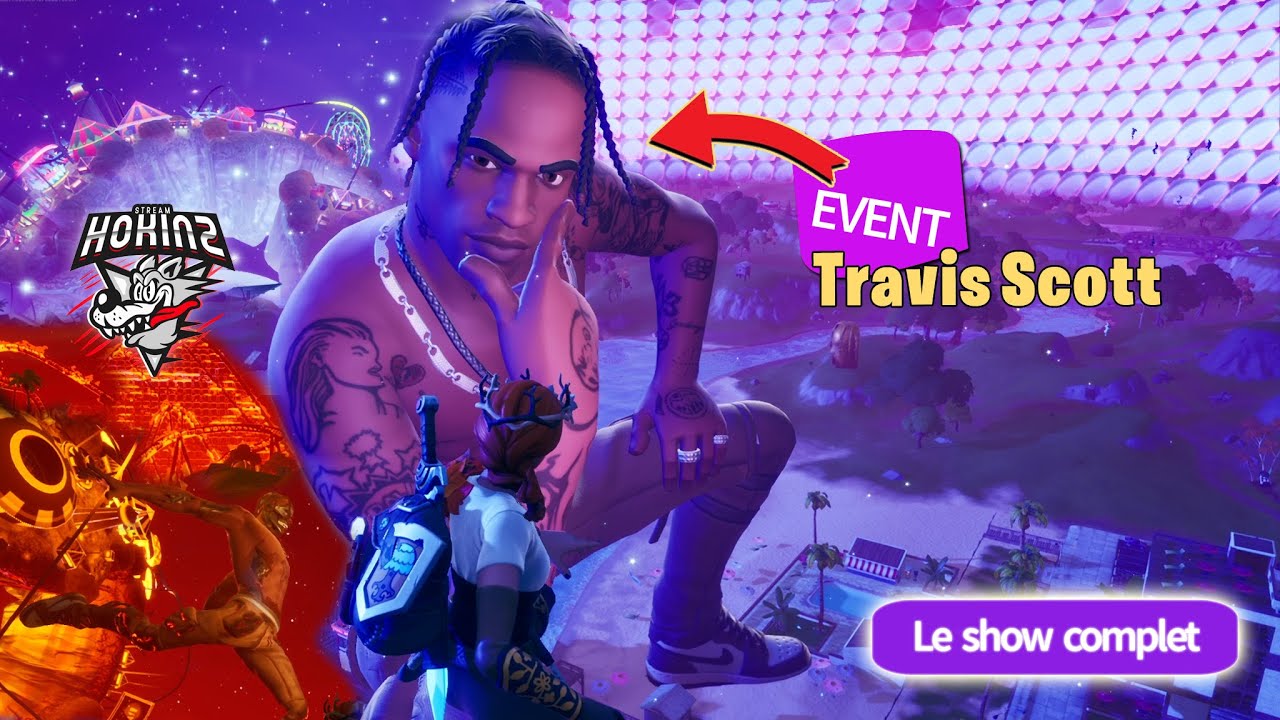 LE CONCERT COMPLET DE TRAVIS SCOTT SUR FORTNITE
