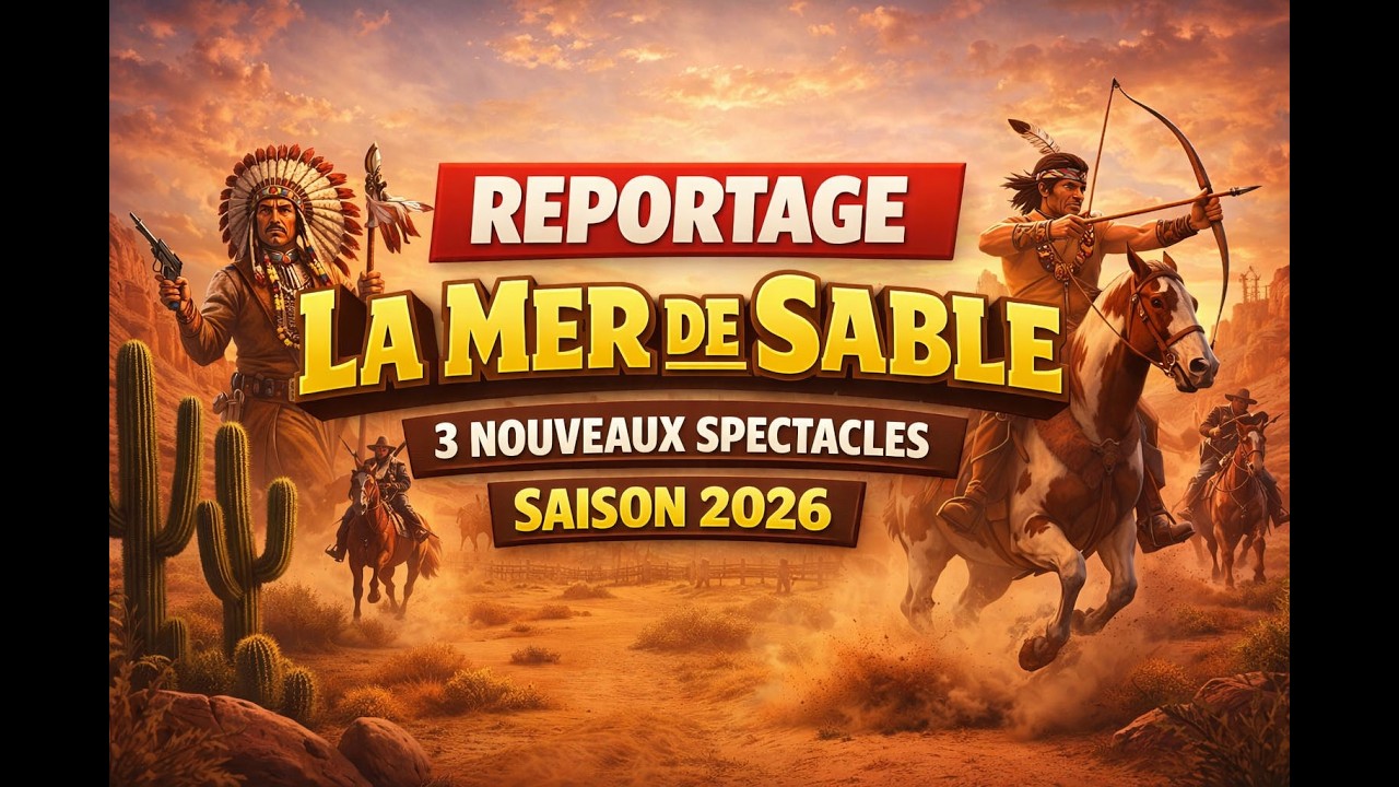 REPORTAGE : La mer de Sable fait le plein de nouveaux spectacles pour sa saison 2026