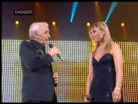 Charles & Katia Aznavour - Je Voyage (lyrics included)