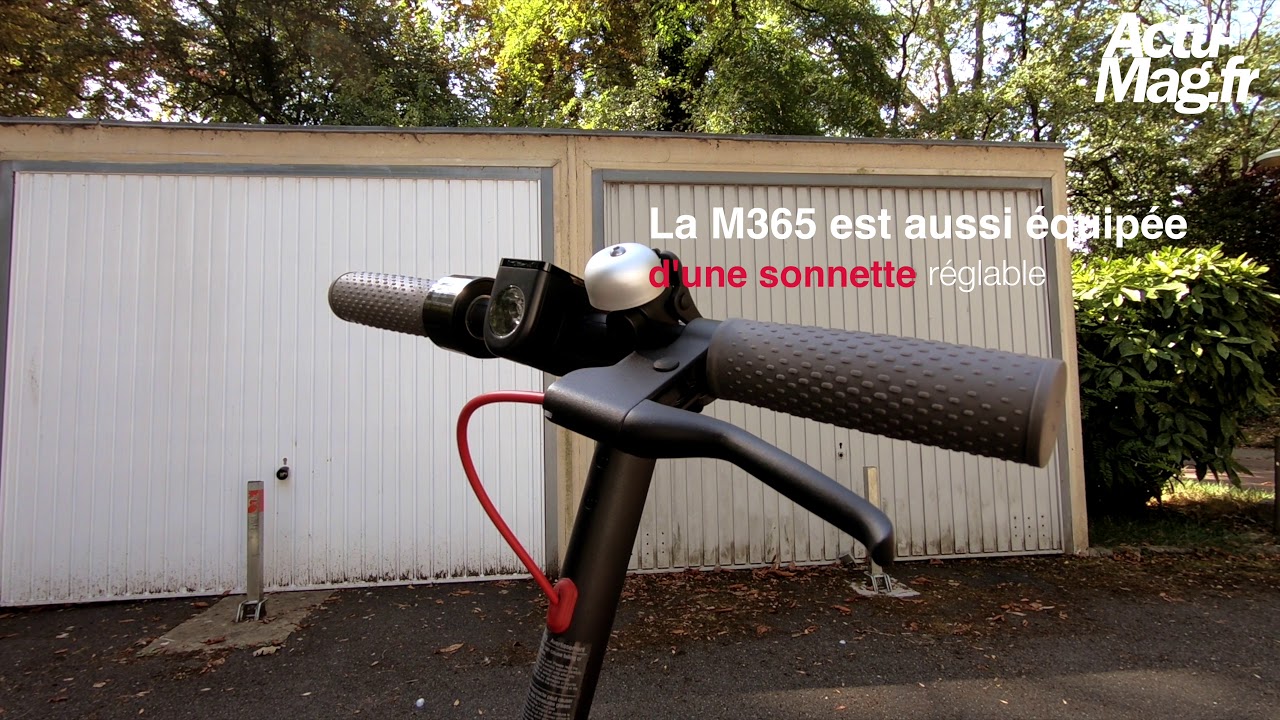 Zoom sur la Trottinette Xiaomi M365