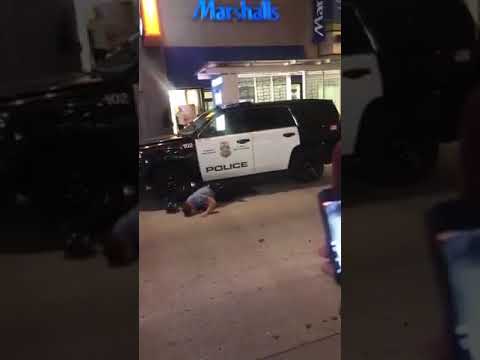 Police Officer Hit By Trash Can Lid During Minneapolis Unrest