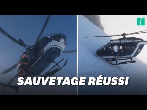 Cet incroyable sauvetage en hélicoptère à Chamonix impressionne dans le monde entier