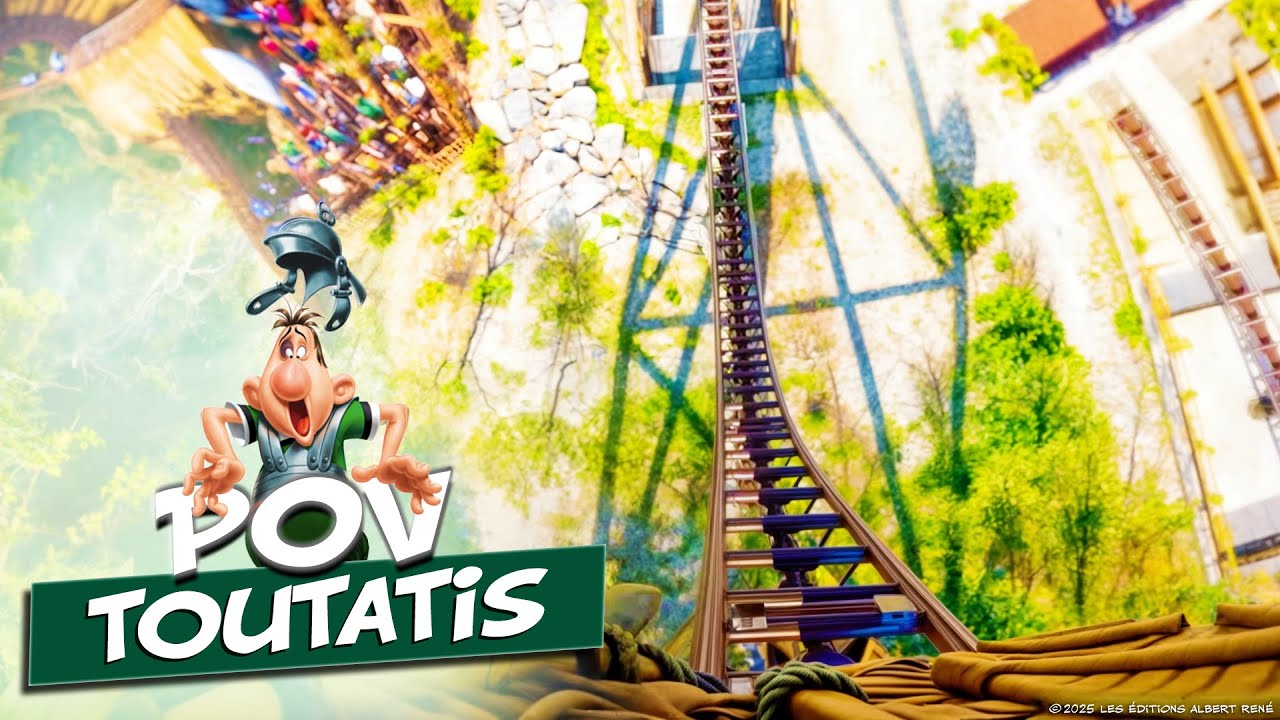 TOUTATIS – Première vidéo On-ride (POV) – Parc Astérix 2023