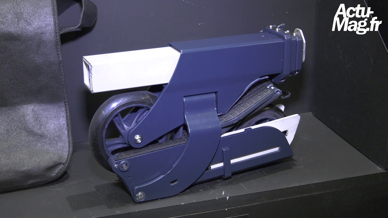 Foire de Paris 2019 : Simone, la trottinette aussi compacte qu'une feuille A4