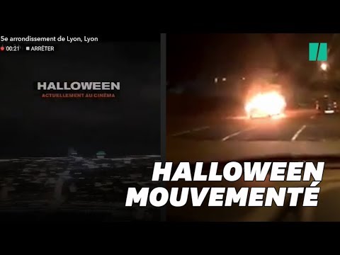 Les images des débordements de la nuit de Halloween