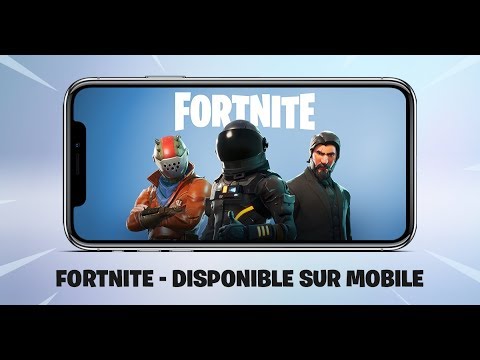 Annonce de Fortnite Battle Royale sur mobile