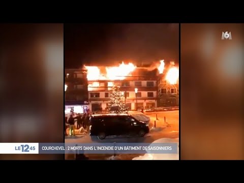 Courchevel : 2 morts dans un impressionnant incendie