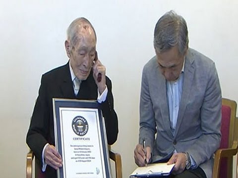 Raw: World's Oldest Man Lives in Japan