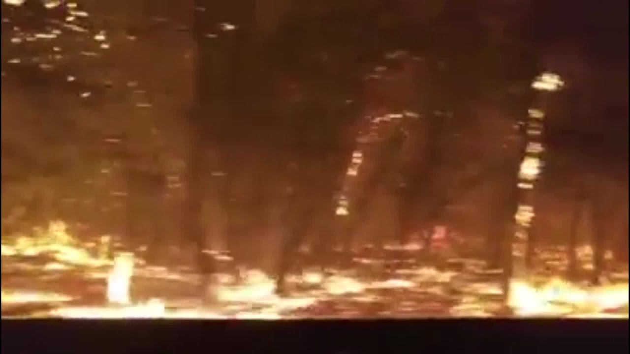 WATCH: Woman prays while escaping the Camp wildfire in Paradise, CA