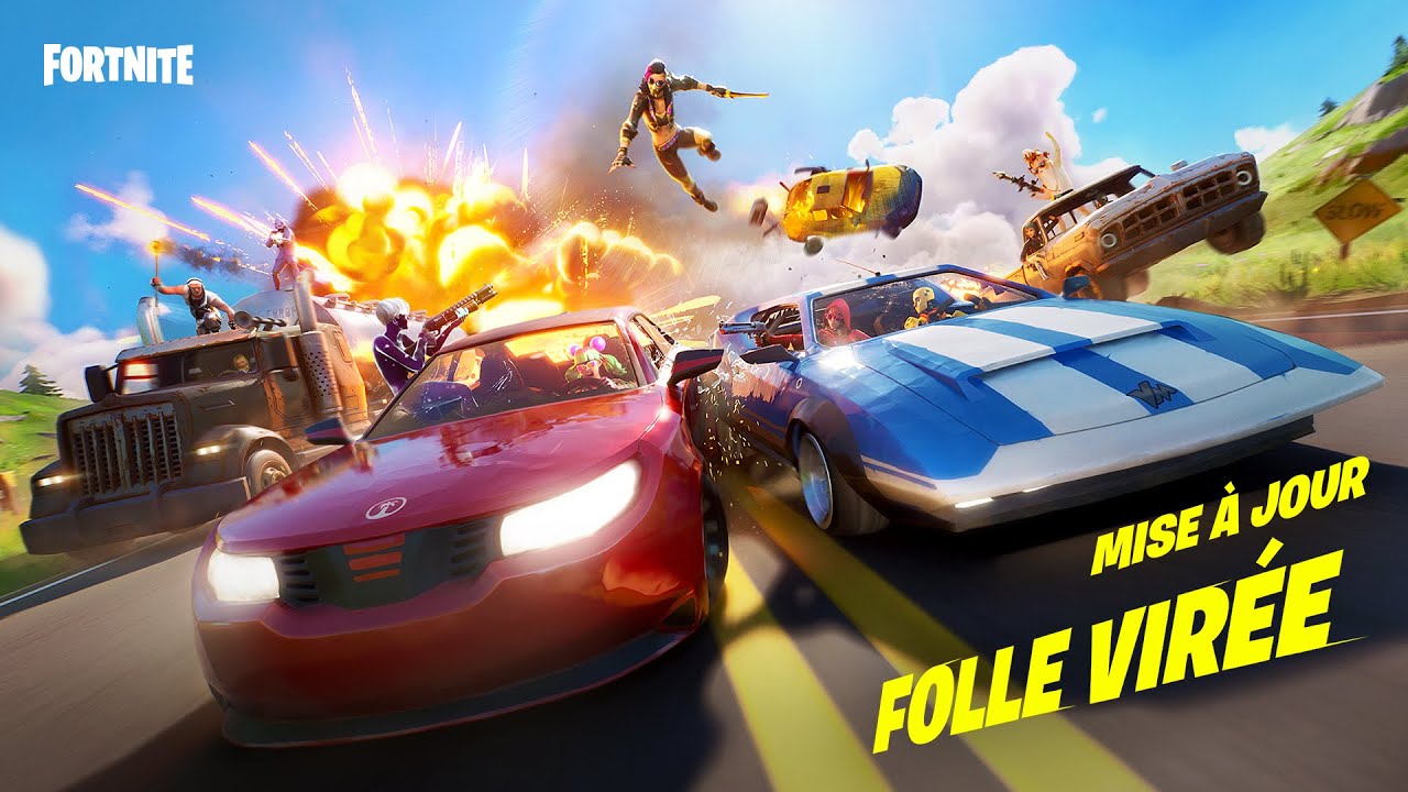 Prenez le volant avec la mise à jour Folle virée | Fortnite