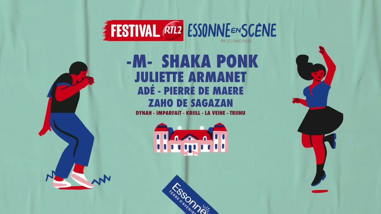 Le Festival RTL2 Essonne en Scène revient avec -M-, Juliette Armanet et Shaka Ponk !