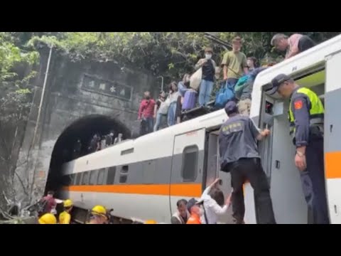 Train in Taiwan Derails, at Least 36 Feared Dead