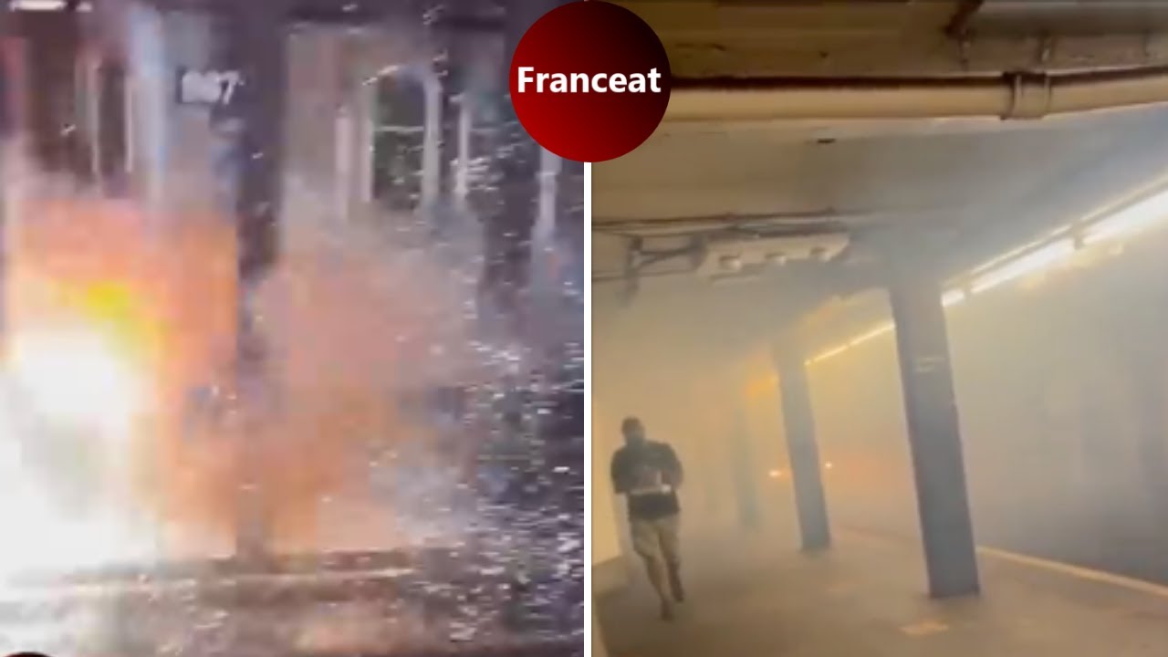 New-York : Un vélo sur des rails explose après le passage d'un métro à la station Steinway Street