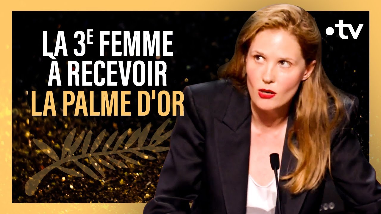Justine Triet Palme d'or pour "Anatomie d'une chute" (discours complet) - Cérémonie du Palmarès