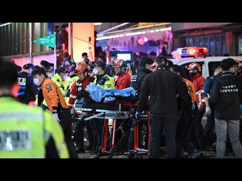 Corée du Sud : bousculade meurtrière à Séoul lors d'une fête d'Halloween • FRANCE 24