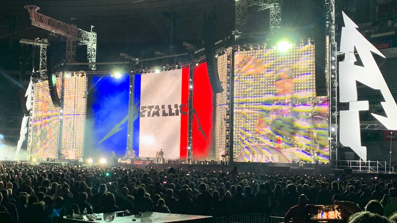 Metallica chante du Johnny Hallyday au Stade de France - Ma Gueule (Johnny Hallyday Cover)???