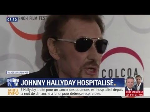 Johnny Hallyday est hospitalisé depuis cinq jours pour "détresse respiratoire"