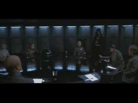 Dark Vador étrangle un de ses subordonnés