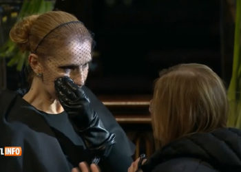 Les images émouvantes de Céline Dion se recueillant devant le cercueil de son mari René Angélil !