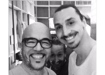 Zlatan était sur scène avec les Enfoirés !