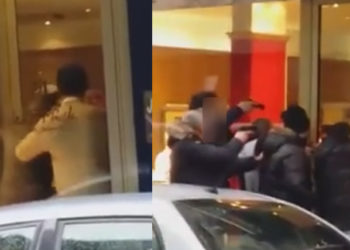 Paris : Regardez ces deux braqueurs qui restent bloqués dans le sas d&rsquo;une bijouterie !