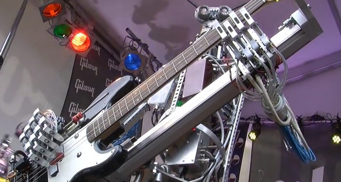 Compressorhead : le groupe composé uniquement … de robots !