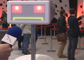 Foire de Paris : A la rencontre de Sheldon, le robot d&rsquo;accueil très intelligent !