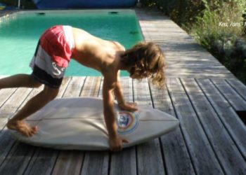 Foire de Paris : Découvrez la ToyBoard, la planche de surf maison pour travailler son équilibre !