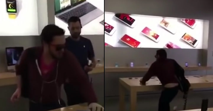 Dijon : Un homme débarque dans l’Apple Store de Dijon et casse plusieurs téléphones et tablettes !