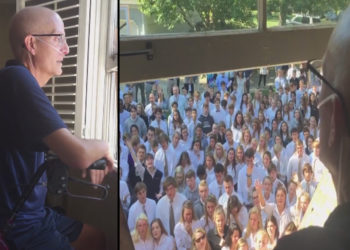 Quand 400 étudiants chantent sous la fenêtre de leur professeur atteint d&rsquo;un cancer !